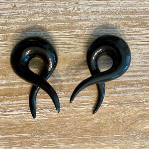 Diablo Organic Black Horn Twist Gauges 11/16